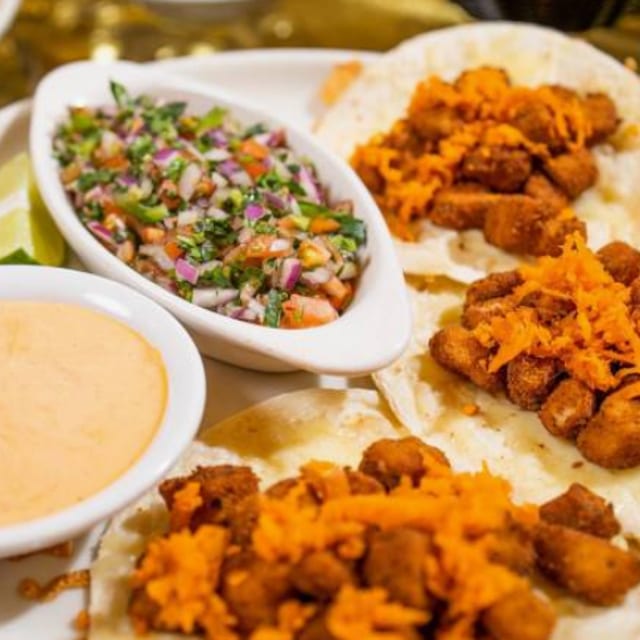 Baja Fish Tacos.