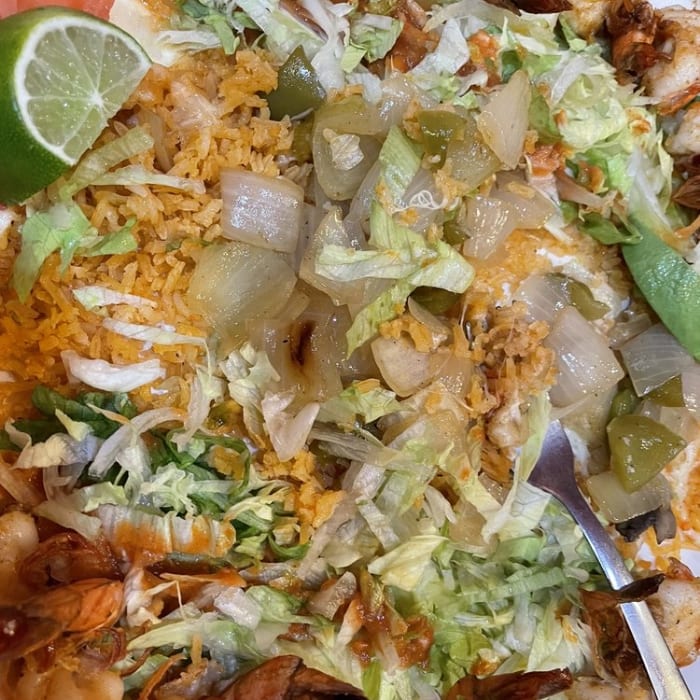 Camarones Al Mojo De Ajo.